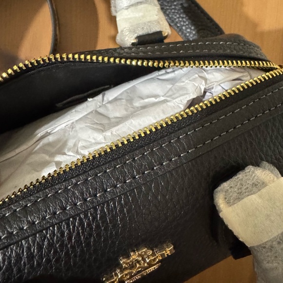 🥰 Coach Mini Rowan Crossbody Bag With Leopard Print - Picture 8 of 12